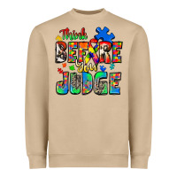 Mushroom think before you judge autism Heavyweight Sweatshirt - Zillion Design Studio