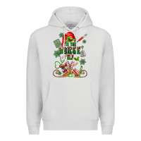 Dove Grey im the nurse elf Premium Hoodie - MaliasSmallBusiness