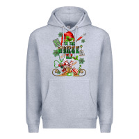 Heather Grey im the nurse elf Premium Hoodie - MaliasSmallBusiness