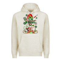 Oatmeal Heather im the nurse elf Premium Hoodie - MaliasSmallBusiness