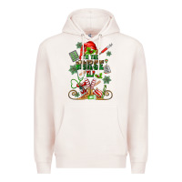 Pale Pink im the nurse elf Premium Hoodie - MaliasSmallBusiness