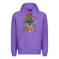 Purple im the nurse elf Premium Hoodie - MaliasSmallBusiness