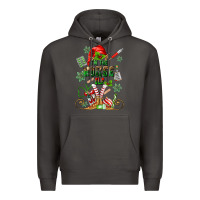 Smoke im the nurse elf Premium Hoodie - MaliasSmallBusiness