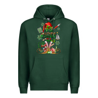 Sports Green im the nurse elf Premium Hoodie - MaliasSmallBusiness