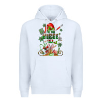 White im the nurse elf Premium Hoodie - MaliasSmallBusiness
