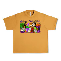 Halloween Gnomes Coffee Cups Urban Heavy Tee | Teevron