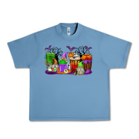 Pebble Blue Halloween Gnomes Coffee Cups Urban Heavy Tee - texasbilliewilder