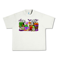 Pistachio Halloween Gnomes Coffee Cups Urban Heavy Tee - texasbilliewilder