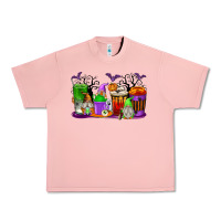 Salmon Halloween Gnomes Coffee Cups Urban Heavy Tee - texasbilliewilder