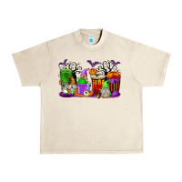 Sandshell Halloween Gnomes Coffee Cups Urban Heavy Tee - texasbilliewilder