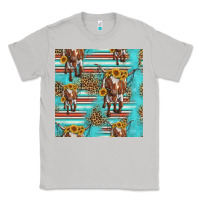 Moon Dust longhorn bull seamless pattern Classic Tee - HRA Design Shop