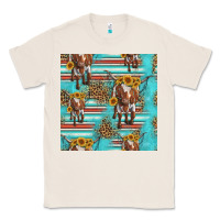 Natural longhorn bull seamless pattern Classic Tee - HRA Design Shop