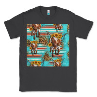 Smoke longhorn bull seamless pattern Classic Tee - HRA Design Shop