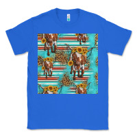 True Royal longhorn bull seamless pattern Classic Tee - HRA Design Shop