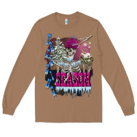 Toasted Coconut freezing season skeleton Long Sleeve Tee - FaDigitalArtStudio