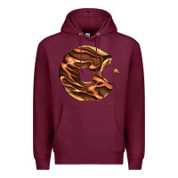 Burgundy chocolate donut Premium Hoodie - AdoDesignShop