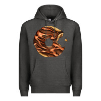 Charcoal Heather chocolate donut Premium Hoodie - AdoDesignShop