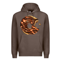Coffee chocolate donut Premium Hoodie - AdoDesignShop
