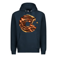 Navy chocolate donut Premium Hoodie - AdoDesignShop