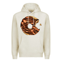 Oatmeal Heather chocolate donut Premium Hoodie - AdoDesignShop