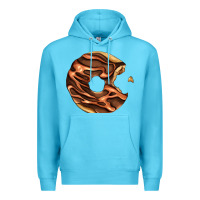 Ocean Blue chocolate donut Premium Hoodie - AdoDesignShop