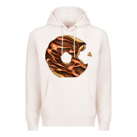 Pale Pink chocolate donut Premium Hoodie - AdoDesignShop