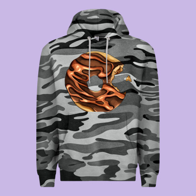 Chocolate Donut Premium Hoodie Designed By Adodesignshop