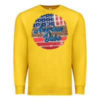 Lemon leopard merica Premium Sweatshirt - MaliasSmallBusiness