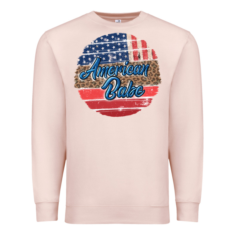 Leopard Merica Premium Sweatshirt by MaliasSmallBusiness | Teevron