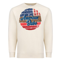 Sandshell leopard merica Premium Sweatshirt - MaliasSmallBusiness