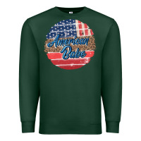 Sports Green leopard merica Premium Sweatshirt - MaliasSmallBusiness