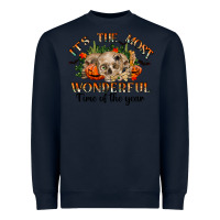 Navy it's the most wonderful time of the year Heavyweight Sweatshirt - RanaPortraitStore