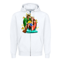 White oh holy night  with cross ado Zipper Hoodie - AdoDesignShop