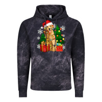 Cloud Black christmas golden dog Vintage Hoodie - Zillion Design Studio