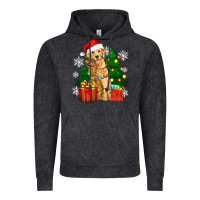 Christmas Golden Dog Vintage Hoodie | Teevron