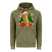 Vintage Olive christmas golden dog Vintage Hoodie - Zillion Design Studio