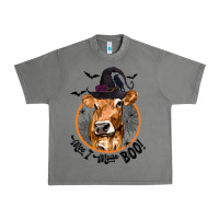 Tornado Halloween Cow Moo I Mean Boo Urban Heavy Tee - texasbilliewilder