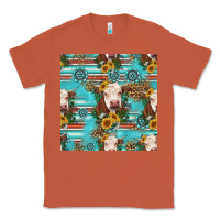 Copper charolais cow seamless pattern Classic Tee - HRA Design Shop