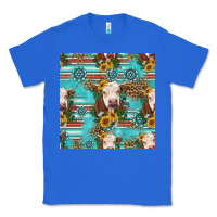 True Royal charolais cow seamless pattern Classic Tee - HRA Design Shop