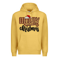 Antique Gold merry christmas Premium Hoodie - MaliasSmallBusiness