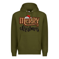 Army Green merry christmas Premium Hoodie - MaliasSmallBusiness