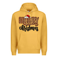 Mustard merry christmas Premium Hoodie - MaliasSmallBusiness
