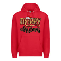 Red merry christmas Premium Hoodie - MaliasSmallBusiness