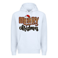 White merry christmas Premium Hoodie - MaliasSmallBusiness