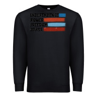 Black indepence power freedom brave Premium Sweatshirt - MaliasSmallBusiness