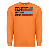 Carrot indepence power freedom brave Premium Sweatshirt - MaliasSmallBusiness