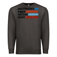 Smoke indepence power freedom brave Premium Sweatshirt - MaliasSmallBusiness