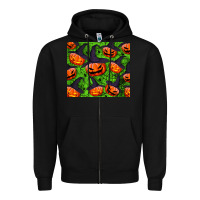 Black halloween pumpkin tumbler Zipper Hoodie - BundleAndBundleShop