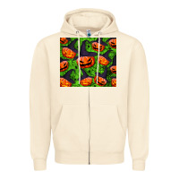 Halloween Pumpkin Tumbler Zipper Hoodie | Teevron