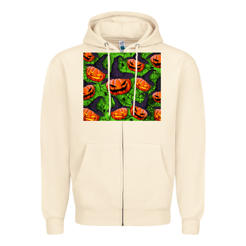 Halloween Pumpkin Tumbler Zipper Hoodie by BundleAndBundleShop | Teevron